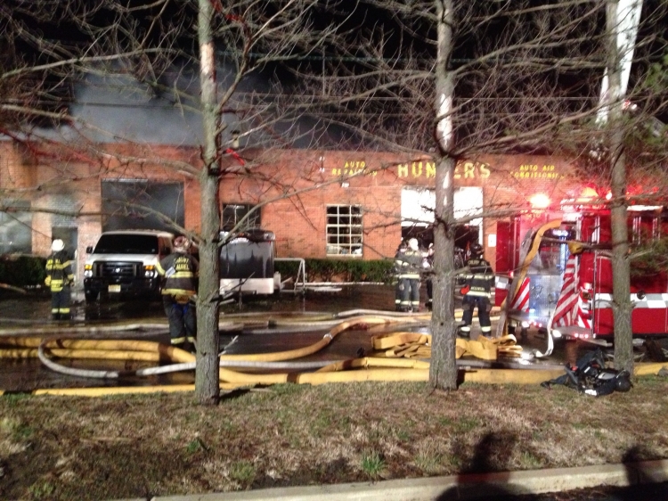 Route 70 @ Harvard Ave Building Fire